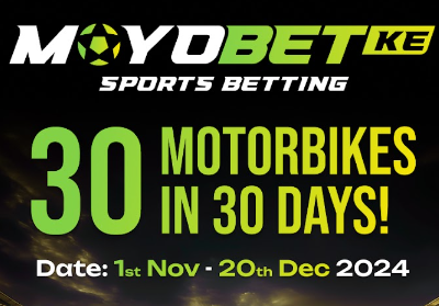 Upcoming Motorcycle Giveaway on Moyobet.ke and Hunt.ke: Win One of 30 Motorcycles!